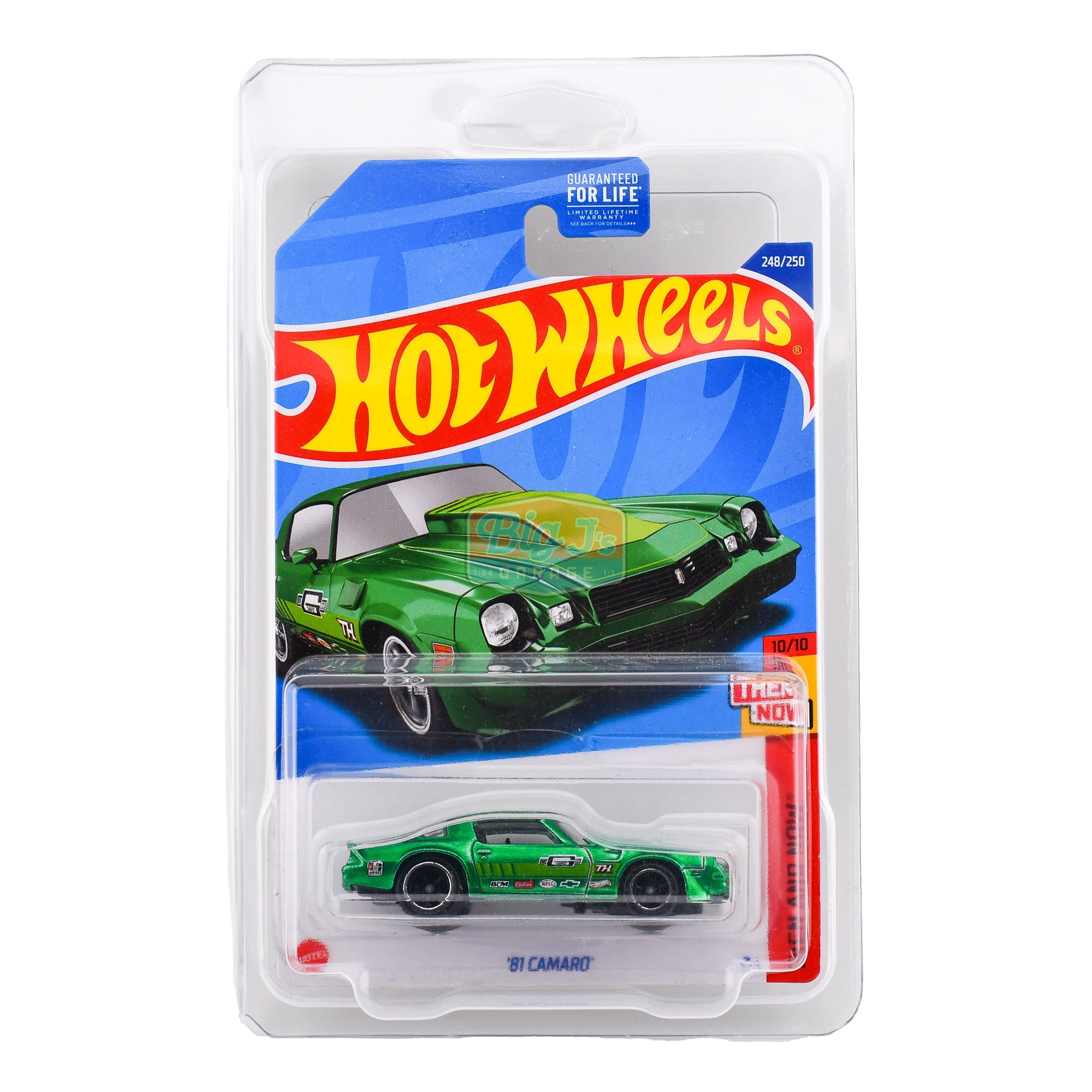 2022 Hot Wheels Super Treasure Hunt ‘81 Camaro Green Big Js Garage