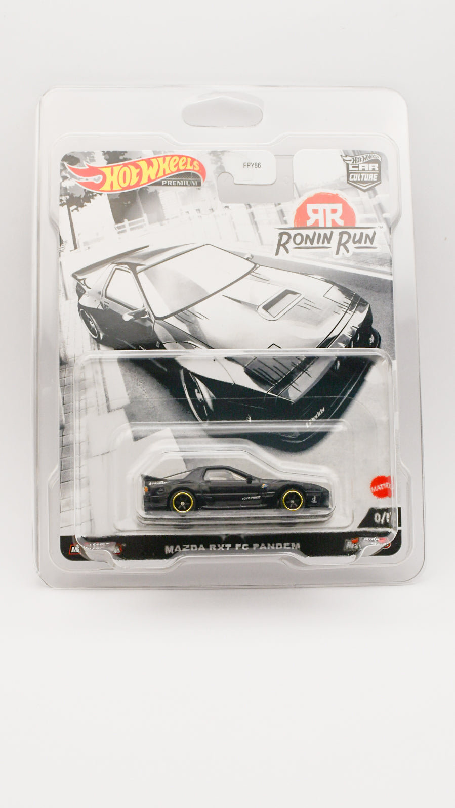 (Chase) Mazda RX7 FC Pandem With Sterling Protector Hot Wheels Car Culture  Ronin Run