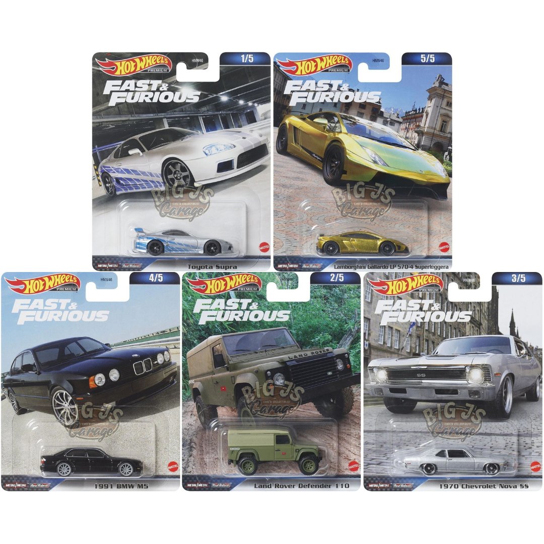 Hot Wheels Fast & Furious Premium Pack - GB