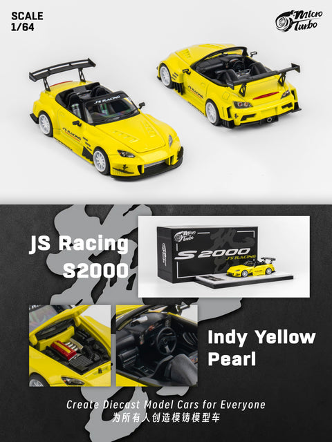 Micro Turbo S2000 JS Racing - Indy Yellow Pearl - Big J's Garage