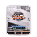 (Chase)1989 Dodge Ram D-350 Dually Twilight Blue Metallic and Ice Blue Greenlight Collectibles
