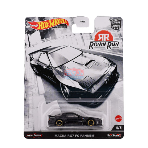 (Chase) Mazda RX7 FC Pandem With Sterling Protector Hot Wheels Car Culture Ronin Run Big J's Garage