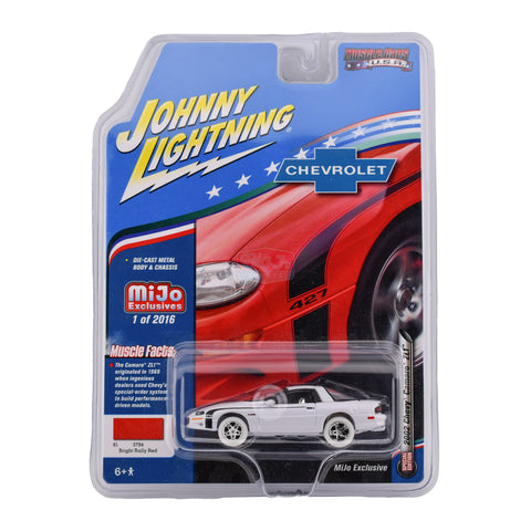 (Chase) 2002 Chevrolet Camaro ZL1 427 Bright Rally Red Johnny Lightning Big J's Garage
