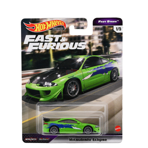 Hot Wheels Premium Fast & Furious Mitsubishi Eclipse Fast Stars Big J's Garage