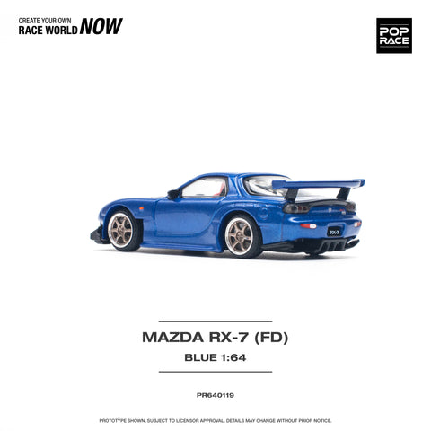 Mazda RX-7 (FD3S) Re-Amemiya Widebody Metallic Blue Pop Race - Big J's Garage