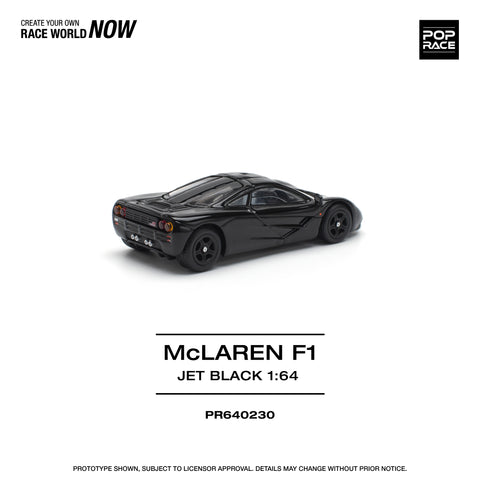 McLaren F1 - JET BLACK Pop Race - Big J's Garage