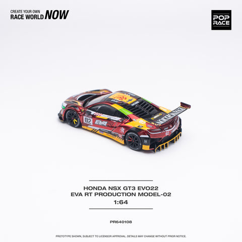 Honda NSX GT3 Evo22 EVA RT EVANGELION Production Model-02 Pop Race - Big J's Garage