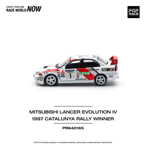 Mitsubishi Lancer Evolution IV Winner Rally De Catalunya 1997 Pop Race - Big J's Garage