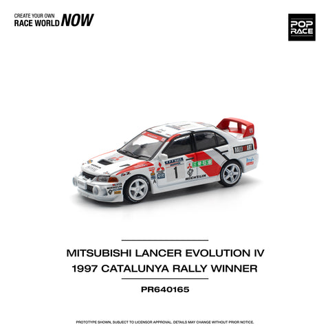 Mitsubishi Lancer Evolution IV Winner Rally De Catalunya 1997 Pop Race - Big J's Garage