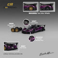 Pagani Zonda Revolucion Purple Limited Edition 1:64 CM Model - Big J's Garage