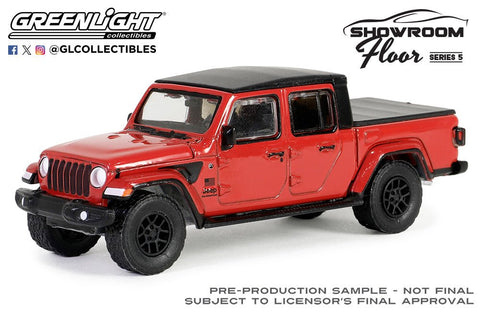 2023 Jeep Gladiator Freedom Firecracker Red Showroom Floor Series 5 Greenlight Collectibles - Big J's Garage