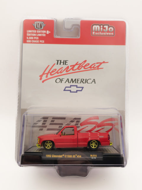 (Chase)1993 Chevrolet C1500 454 SS Red Limited Edition M2 Machines Mijo Exclusive
