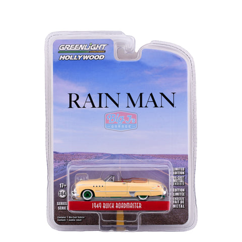 (Chase) 1949 Buick Roadmaster Convertible Rain Man (1988) - Charlie Babbitt's Greenlight Collectibles Big J's Garage