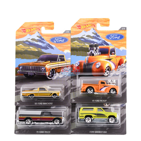Hot Wheels Ford Edition Complete Set 1-8 Big J's Garage