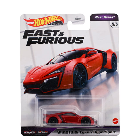 Hot Wheels Premium W Motors Lykan HyperSport Fast & Furious Fast Stars Big J's Garage