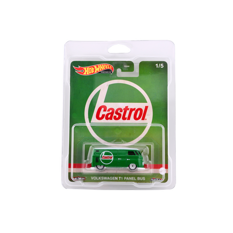 Volkswagen T1 Panel Bus Castrol Hot Wheels Premium In Sterling Protector - Big J's Garage