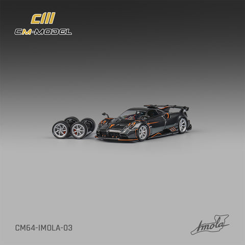 Pagani Imola Metallic Gray Limited Edition 1:64 CM Model - Big J's Garage