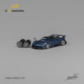 Pagani Imola Carbon Blue Limited Edition 1:64 CM Model - Big J's Garage