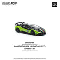 LAMBORGHINI HURACAN STO (LP640-2) 10 ANNIVERSARIO - GREEN/BLACK Pop Race - Big J's Garage