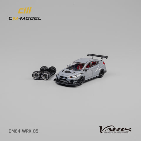 Subaru WRX Varis Widebody 2.0 Gray Limited Edition 1:64 CM Model - Big J's Garage