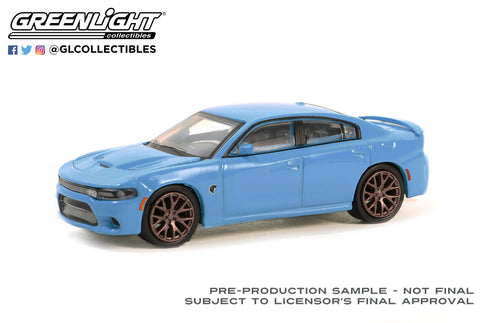 2016 Dodge Charger SRT Hellcat B5 Blue Muscle Series 28 Greenlight Collectibles - Big J's Garage