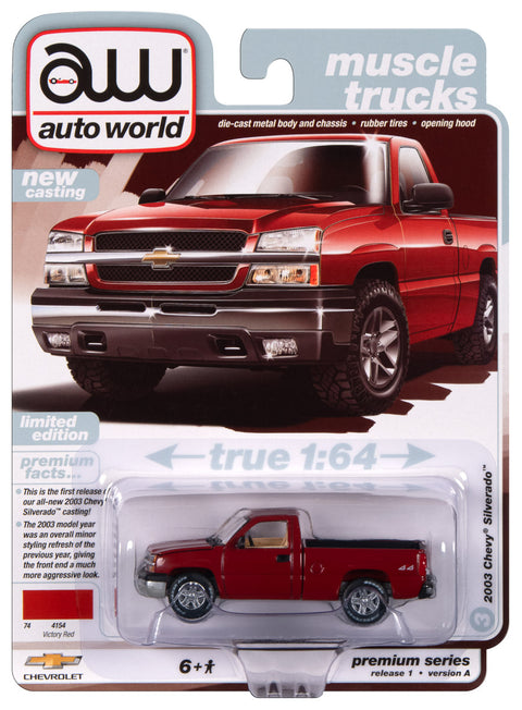 2003 Chevy Silverado Victory Red Truck Auto World - Big J's Garage