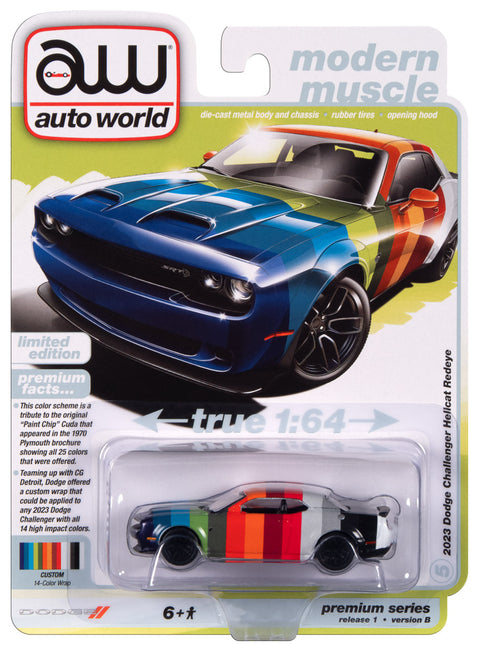2023 Dodge Challenger Hellcat Redeye 14 Factory Color Paint Swatch Auto World - Big J's Garage