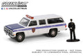 1985 GMC Suburban 2500 – New York City Transit Police Department with Police Officer Figure Greenlight Collectibles - Big J's Garage