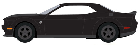 2021 Dodge Challenger SRT Super Stock Pitch Black w/ Flat Black Top/Hood Auto World - Big J's Garage