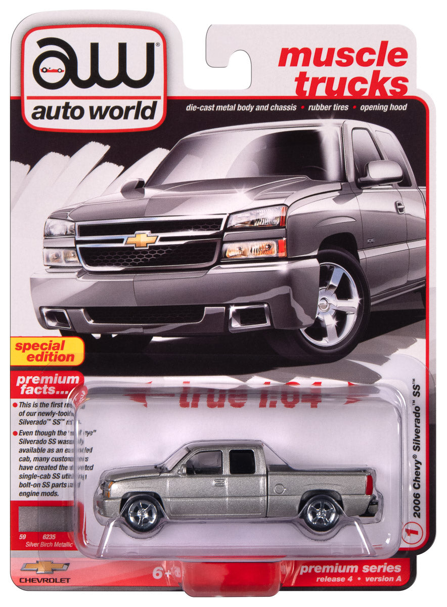 2006 Chevy Silverado SS 'Cateye' Silver Auto World Big J's Garage