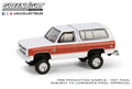 1984 Chevrolet K5 Blazer Silverado Lifted - Frost White & Apple Red All-Terrain Series 16 Greenlight Collectibles - Big J's Garage