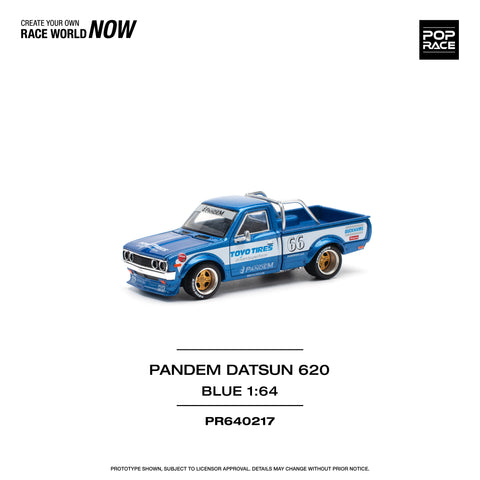 PANDEM DATSUN 620 BLUE Pop Race - Big J's Garage