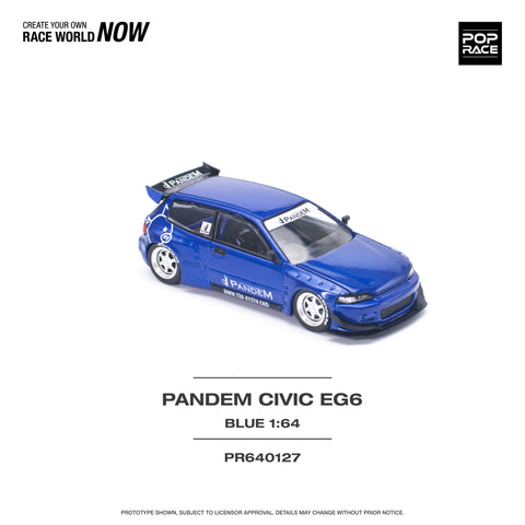 Honda Civic EG6 V1.5 Metallic Blue Pop Race - Big J's Garage