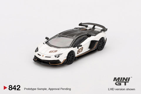 Lamborghini Aventador SVJ 63 – Bianco Asopo Mini GT - Big J's Garage