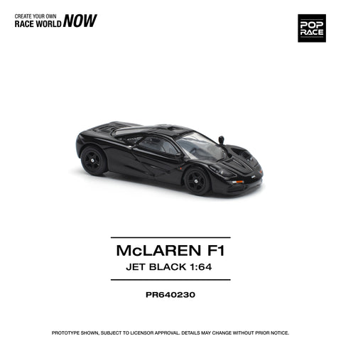 McLaren F1 - JET BLACK Pop Race - Big J's Garage