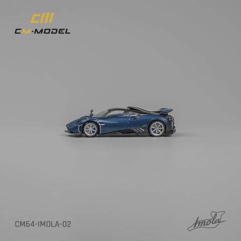 Pagani Imola Carbon Blue Limited Edition 1:64 CM Model - Big J's Garage