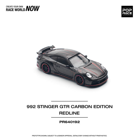 Porsche 992 Stinger GTR Carbon Edition Redline Pop Race - Big J's Garage