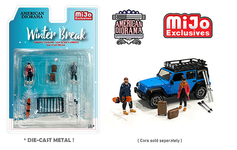 American Diorama 1:64 MiJo Exclusives Figures – Winter Break – Limited Edition Big J's Garage