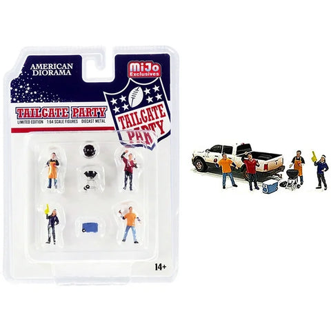 American Diorama Tailgate Party Limited Edition Figures 1:64 Big J's Garage