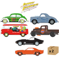 Johnny Lightning Themed 2-Packs 2024 Release 1A Sealed Case of 6 - Big J's Garage