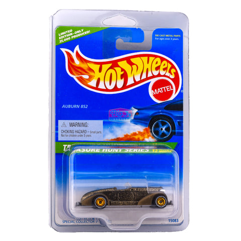 Auburn 852 Hot Wheels Treasure Hunt 15083 1995 In Protector - Big J's Garage