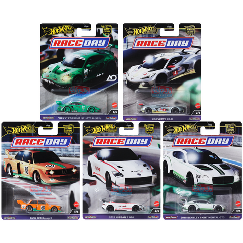 Race Day 2024 Hot Wheels Car Culture Premium 5-Car Assortment