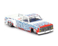 Chevrolet Silverado Dually on Fire V2 White With Flames Kaido House x Mini GT - Big J's Garage