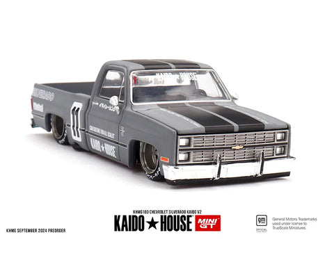 Chevrolet Silverado Kaido V2 Grey Kaido House x Mini GT - Big J's Garage