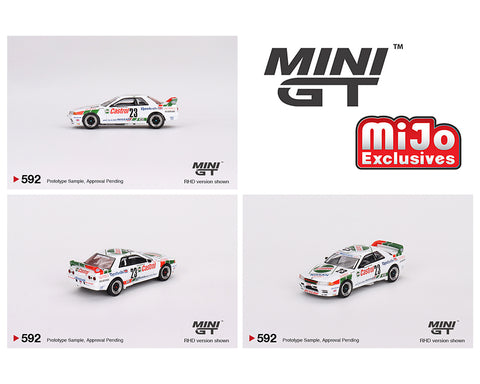 Nissan Skyline GT-R (R32) Gr. A #23 1990 Macau Guia Race Winner Mini GT Mijo Exclusives - Big J's Garage