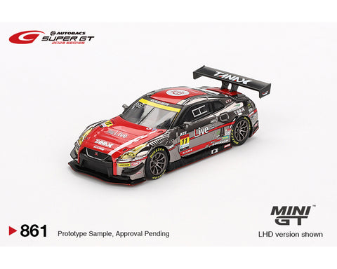 Nissan GT-R NISMO GT3 #11 “GAINER TANAX GT-R” GAINER 2023 SUPER GT Japan Exclusive SERIES Mini Gt - Big J's Garage