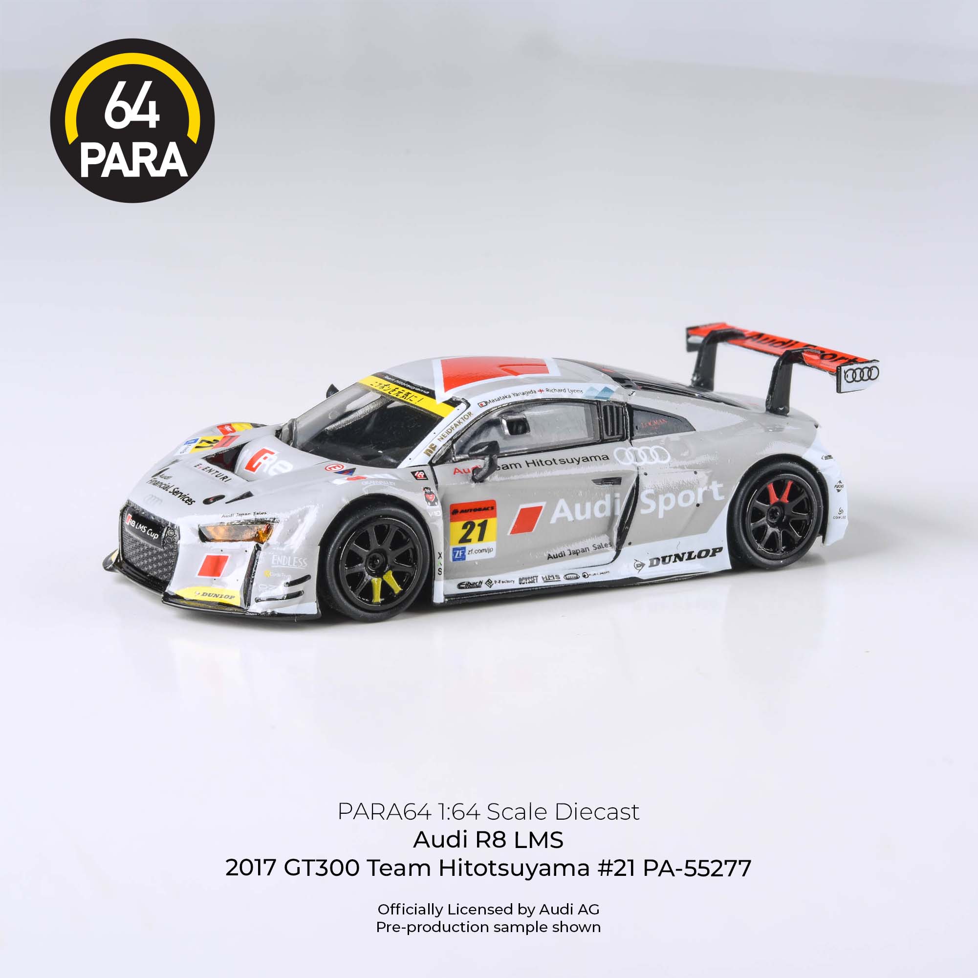 Audi R8 LMS 2017 GT300 Team Hitosuyama #21 Para64