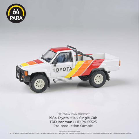 1984 Toyota Hilux Single Cab - TRD Ironman Toyota Livery Para 64 - Big J's Garage