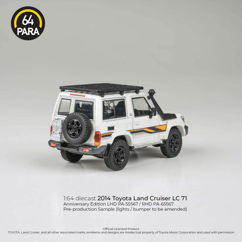 2023 Toyota Land Cruiser LC71 White Anniversary Edition LHD Para 64 - Big J's Garage