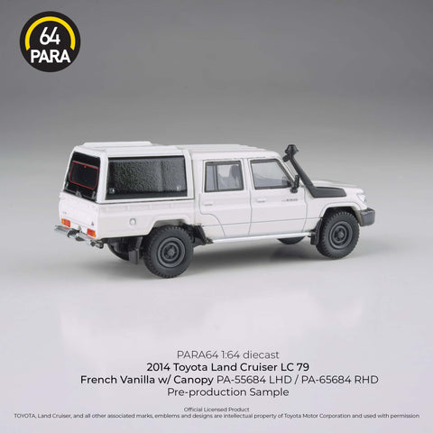 Toyota Land Cruiser 79 French Vanilla w/canopy Para 64 - Big J's Garage